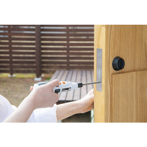 IRIS 574520 充電式ボールグリップミニドライバ 3.6V ホワイト JMD8BG-W 1 台