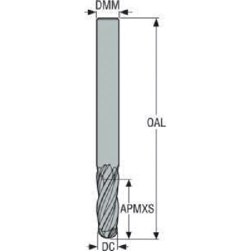 SECO JABRO Solid 2 End Mill JS534080D2B.0Z4-NXT 1 piece