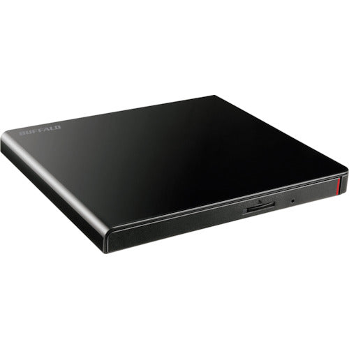 BAFFALO USB 2.0 Compatible Portable DVD Drive with Burning Software Black DVSM-PLV8U2-BKB 1 pc
