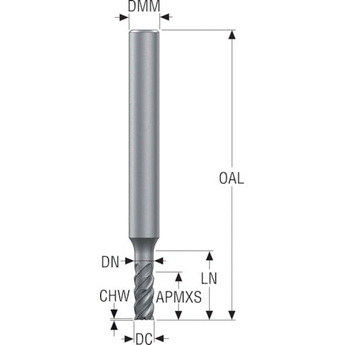 세코 JABRO JS754 스퀘어 엔드밀 JS754040G2C.0Z4-HXT 1개
