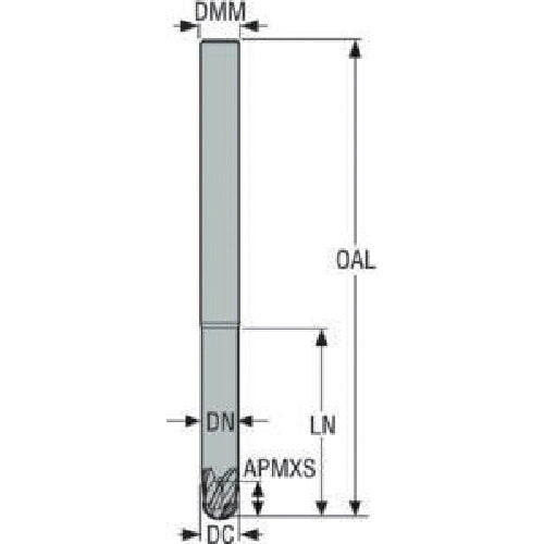 세코 JABRO Solid2 엔드밀 JS534100E3B.0Z4-NXT 1개