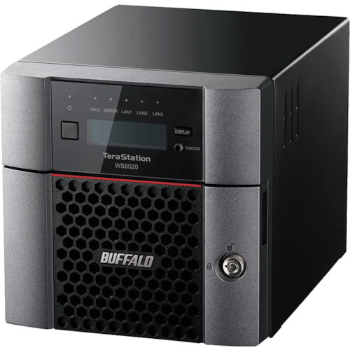 BAFFALO Windows Server IoT 2019 for Storage Workgroup Edition 2-Bay Desktop NAS 2TB WS5220DN02W9 1 piece