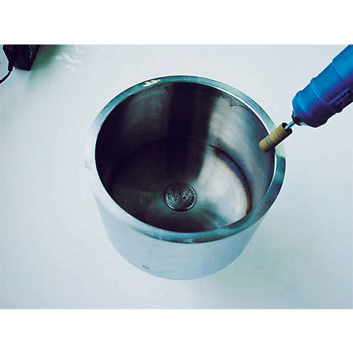 TRUSCO 고내구 고무축 부착 지석 Φ25X폭 25X축 6 #1000 5개입 GY10025VS 1 PK