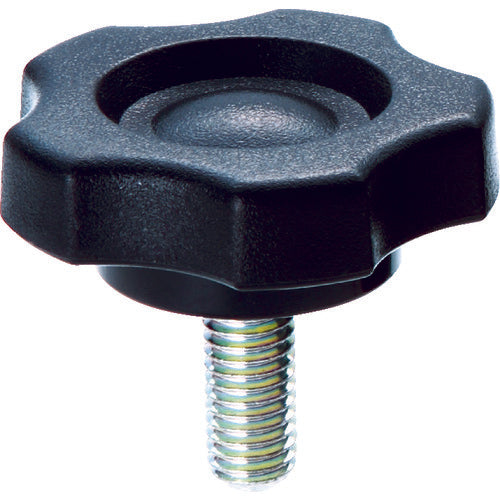 TRUSCO Five-lobe knob bolt Φ35 M5X10 (P=0.8) TFKB1-M5X10 1 piece
