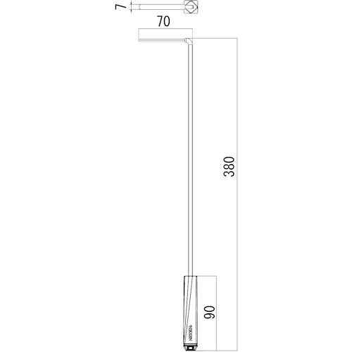 日研I&S 前出し棒2 1291307 1 本