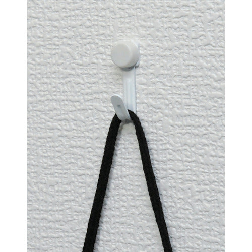 光 石膏ボード用フック 白塗装タイプ 耐荷重8KG KSBFM-101 1 PK