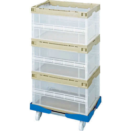 ルート コンテナ台車 ルートボーイ202PP型(樹脂仕様) 最大510×510 202PP-05 1 台