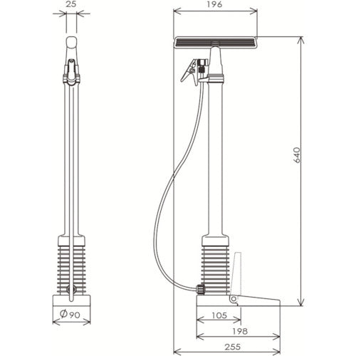 FURUPLA ダイヤポンプ空気入れ蓄圧タンク付きダークブルー 900-DB 1 個
