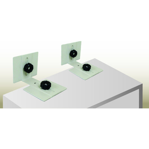 ティーエフサービス 家具・キャビネット転倒防止粘着金具 ティープレート(グレー)2個入り 耐荷重約360kg(2個使用時) TP-7090G 1 S