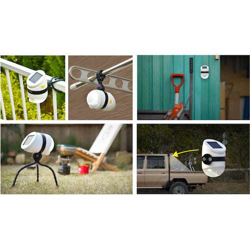 RITEX どこでもセンサーライトソーラー ASL-093 1 個