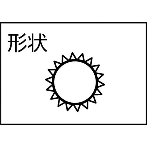TRUSCO 쌍 야스리 둥근 거친 눈 1 개 입 길이 215mm (5 쌍 크기) TMA005-01-1P 1 개