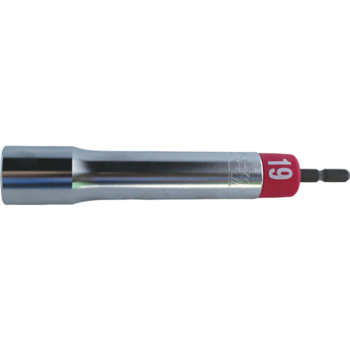 TOP 電動ドリル用アルファソケットロングタイプ 19mm EDX-19L 1 個