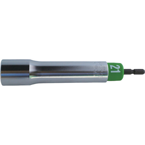 TOP 전동 드릴용 알파 소켓 롱 타입 21mm EDX-21L 1개