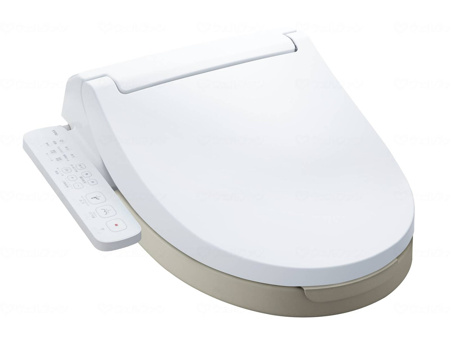 LIXIL Shower Toilet with Extra Height Toilet Seat KB31 50mm