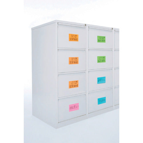 3M 후센 포스트・잇 노트 강점착 75×127 mm 90장×10 패드 5색 혼색 6551SS-NE 1 상자