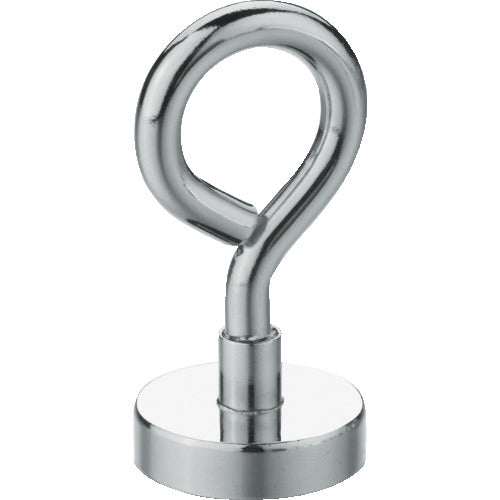 TRUSCO Bulk Purchase Strong Magnet Eye Hook 32mm 10 Pieces TMEH32N10P 1 Set