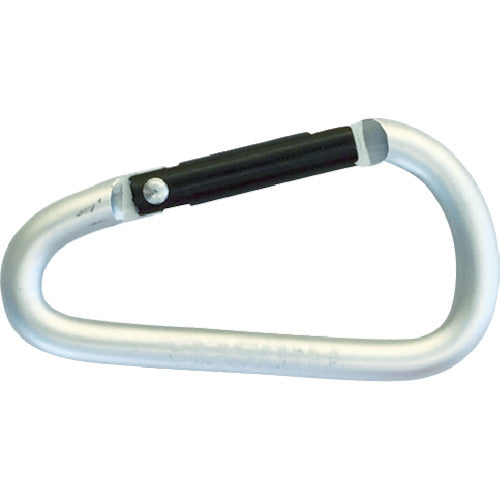 TRUSCCO 정리 구입 카라비나 선경 5mmX50mm D형 실버 10개 TKN550SV10P 1조