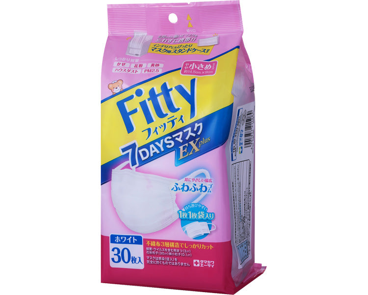 피티 7DAYS 마스크 EX플러스 / 약간 작은 사이즈 30장입 1봉