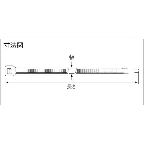 TYTON MS 타이 폭 2.5X 길이 100mm 1000개입 실내용 T18R-HS 1봉