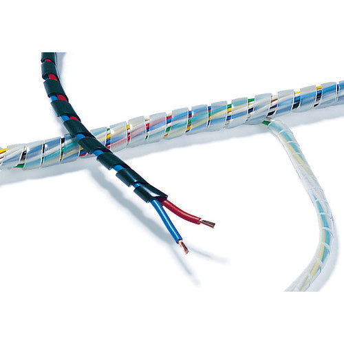 TYTON 나선형 튜브(폴리에틸렌제 내후 그레이드) 흑 길이 50m TS-10-W 1권