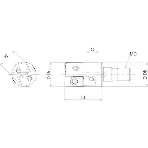 Dijet Shoulder Extreme Body MSX-4030-11-M16 1 unit