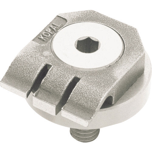 イマオ クランプ(工作機械用)ホールドダウンストッパー(スイベルタイプ) ねじ寸法M6×1 幅20×奥行25×高さ10mm KPHS25130 1 個