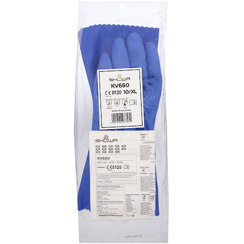 SHOWA Cut-Resistant Gloves KV-660 Blue XL Size KV660-XL 1 Pair