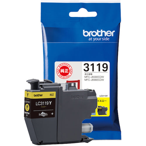 ブラザー インクカートリッジ LC3119Y イエロー LC3119Y 1 個