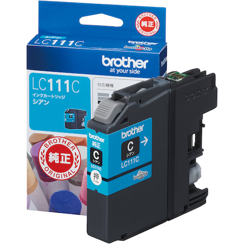 ブラザー インクカートリッジ LC111C シアン LC111C 1 個