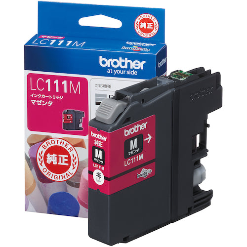 ブラザー インクカートリッジ LC111M マゼンタ LC111M 1 個