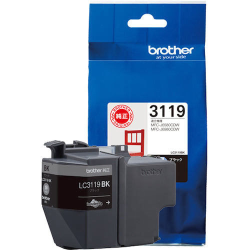 ブラザー インクカートリッジ LC3119BK ブラック LC3119BK 1 個