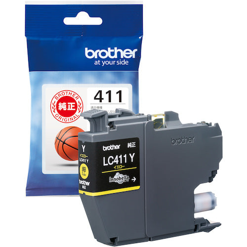 ブラザー インクカートリッジ LC411Y イエロー LC411Y 1 個