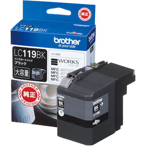 ブラザー インクカートリッジ LC119BK ブラック LC119BK 1 個