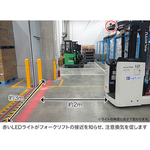 サンコー フォークリフトセーフティLEDレーザー2個セット SFLSLEDSP 1 S