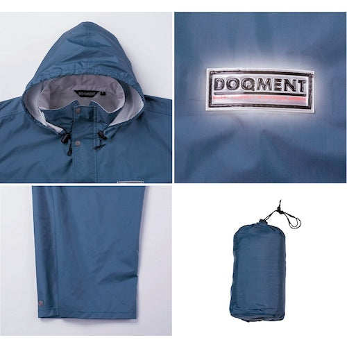 Kajimeiku Entry Rain Suit 2 Sax 4L 7250-47-4L 1 unit