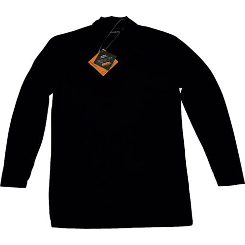 아즈 BREEZE / TEX 뒤 기모 이너 긴팔 하이넥 블랙 L 9119-32L09 1 착용