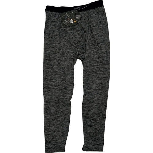 アズ BREEZE/TEX 裏起毛ロングタイツ 杢グレー LL 9120-65LL06 1 着