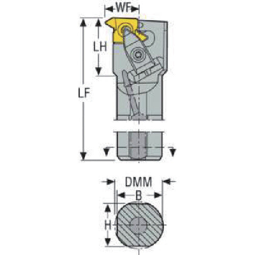 SECO Turning Thread Cutting Holder CNR (AHD) CNR0032S20AHD 1 pc