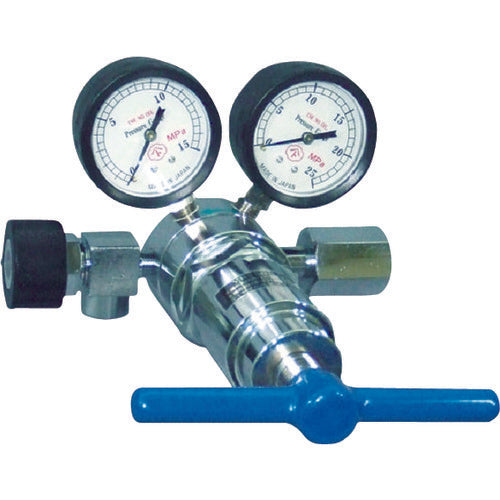 YAMATO 가스 조정기 고압용 압력 조정기 YR-5062 질소・공기 스톱 밸브 부착 YR-5062-R-11N01-2221 1개