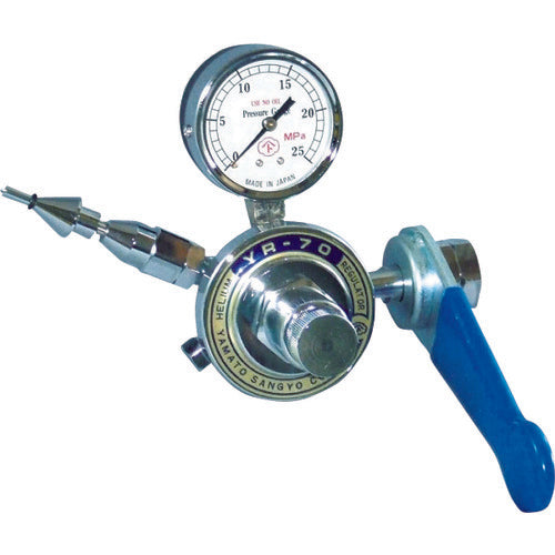 YAMATO ガス調整器 風船用圧力調整器 YR−70PP ヘリウムガス 風船専用プッシュバルブ付 YR70PP-22-13 1 個