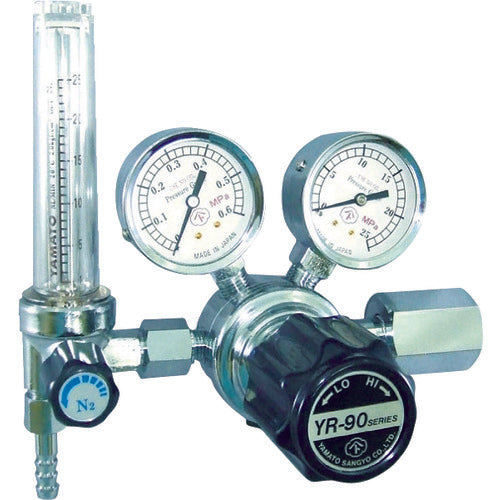 YAMATO General-purpose compact pressure regulator YR-90F (with flow meter) YR-90F-R-12FS-30-H2-2205 1 unit