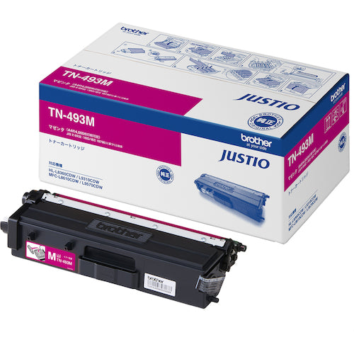 ブラザー トナーカートリッジ TN−493M 大容量マゼンダ TN-493M 1 個