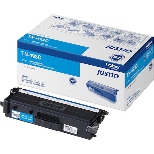 Brother Toner Cartridge TN-493C High Capacity Cyan TN-493C 1 pc