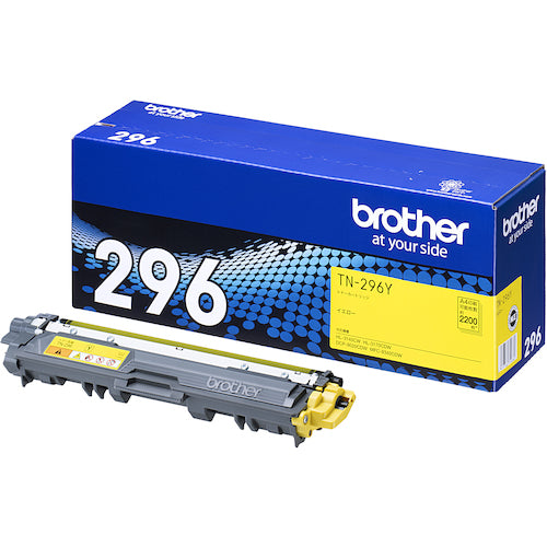 ブラザー トナーカートリッジ TN−296Y 大容量イエロー TN-296Y 1 個