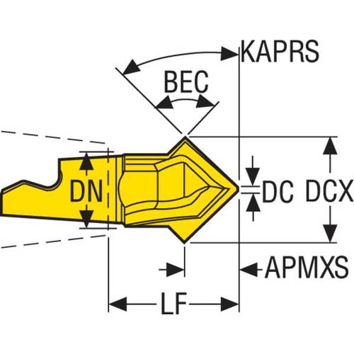 세코 밀링 미니 마스터 헤드 MM12 F15M MM12-16016-D4520P-M02 2 개