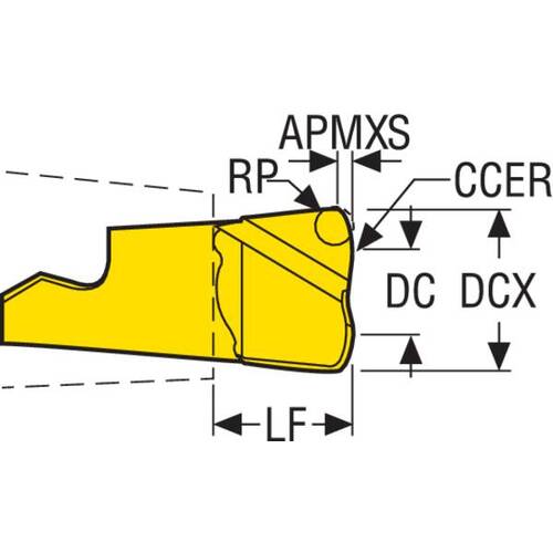 세코 밀링 미니 마스터 헤드 F30M MM12-12.60-HF-MD10 2 개