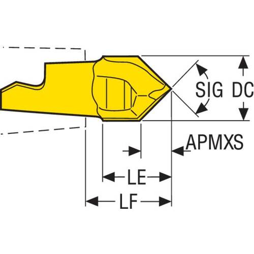 セコ フライス ミニマスターヘッド MM08 T60M MM08-08004-C90-M03 2 個