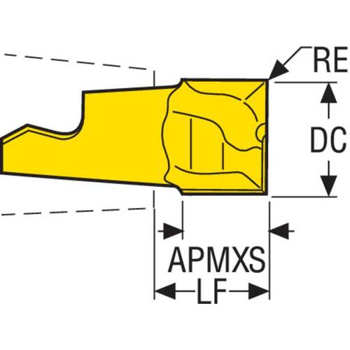 세코 밀링 미니 마스터 헤드 MM08 T60M MM08-07805T-R02-D03 2 개