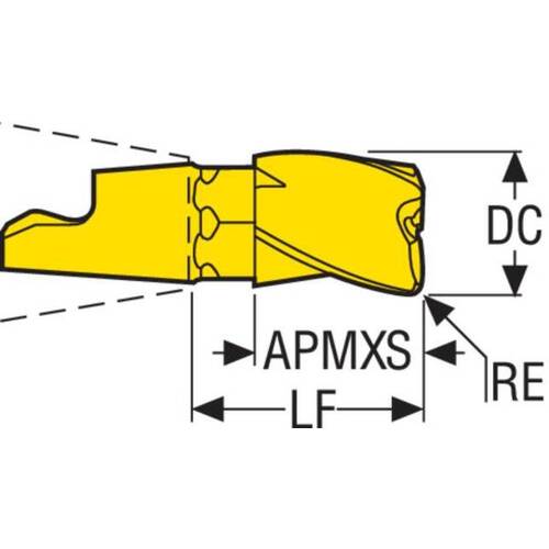 세코 밀링 미니 마스터 헤드 MM16 F40M MM16-16019-R05A30-M06 1 개