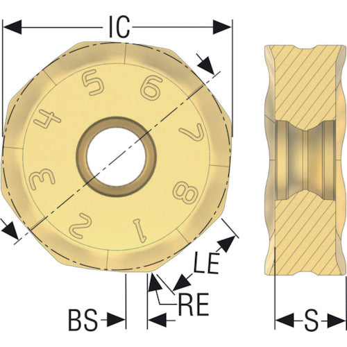 SECO Milling Insert for Double Octomill ONMU0905 F40M ONMU090520ANTN-M13 10 pieces